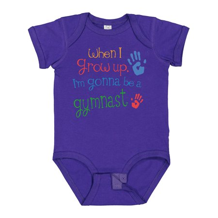 

Inktastic Gymnast Future Gift Baby Boy or Baby Girl Bodysuit