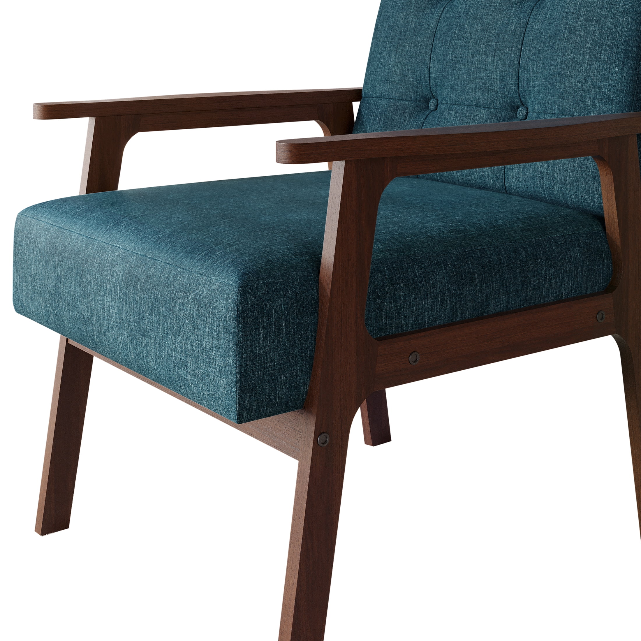 Castle Place Shabby Chic Accent Chair, Blue