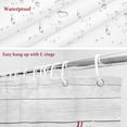 thumbnail image 6 of Merry Christmas Winter Bathroom Shower Curtain Cow Red Truck Tree Gray Wood Grain Waterproof Washable Shower Curtains for Bathtub Bath Decor with Grommets and Hook 54 X 78 Inch, 6 of 8