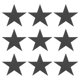 thumbnail image 1 of Recortes de Papel Estrella Unique Bargains Confeti Adornos para Cumpleaños Fiesta Aula Boda 5.9 Pulgadas Oro Plata Paquete de 50, 1 of 5