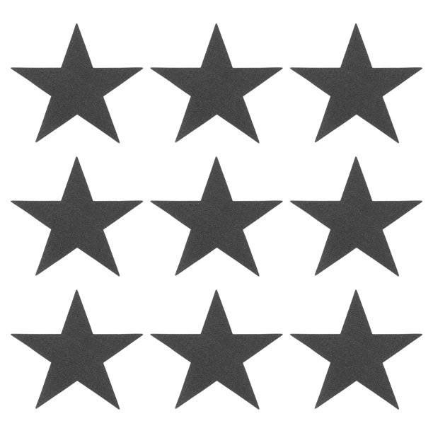 Recortes de Papel Estrella Unique Bargains Confeti Adornos para Cumpleaños Fiesta Aula Boda 5.9 Pulgadas Oro Plata Paquete de 50