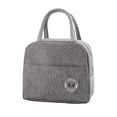 thumbnail image 1 of Wheat Straw Double-layer Lunch Box Japanese Bento Box Microwave Oven Outdoor Portable Lunch Box Student Lunch Box Grey, 1 of 6