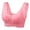 Watermelon Red, variant on Sports Bras for Women Yoga Bra Front & Side Buckle Lace-Edge Seamless Lift Bra for Women Criss-Cross Adjustable Comfort Sports Bra Without Steel Ring Ideal for Yoga Sleep & Everyday Wear