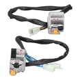 thumbnail image 1 of Pair Motorcycle Handlebar Switch Assembly Universal for 50cc 22mm Handle Grip Scooter Disc Brake, 1 of 14