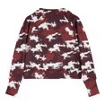 thumbnail image 5 of Bnwani Sweatshirt Girls Zip Mock Neck Long Sleeve Half Zip Crop Fleece Sweatshirt Camouflage Pullover Size 7-8, 5 of 5