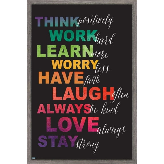 Fiona Stokes-Gilbert - Inspirations II Wall Poster, 22.375" x 34", Framed