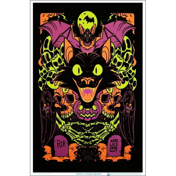 Every Day Is Halloween Blacklight Poster 23" x 35"