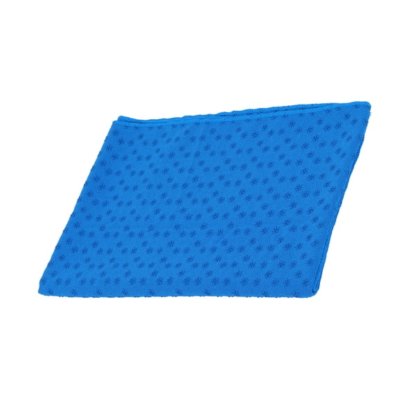Sweat Absorbent Mat Towel, Micro Fiber Material Strong Water Absorption Yoga Mat Towel  For Outdoor Yoga For Yoga For Mountain Yoga Blue