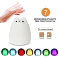 thumbnail image 5 of LED Light, Silicone Baby Night Light With 7 Colors Night Light USB Rechargeable (warm White), 5 of 5