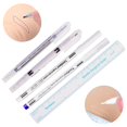 thumbnail image 1 of 1pcs White Surgical Eyebrow Tattoo Skin Marker Pen Tools Microblading Accessories Tattoo Marker Pen Permanent MakeupSilver-Purple 2Head He Qiyong unisex, 1 of 1