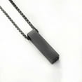 thumbnail image 3 of Cuboid Urn Necklaces, for ,with Tools ,Locket Pendant, Decorative Handmade Stainless Steel Memorial Keepsake Pets Urn Black, 3 of 8