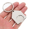 thumbnail image 3 of PENIKOKO 2-Pack Metal Shopping Cart Tokens for Grocery Stores, Supermarkets, Malls - Replacement, 3 of 8