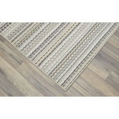 (2 pack) Mainstays Carnival Stripe Polypropylene Assorted Earth Tones Indoor Area Rug, 18" x 30"