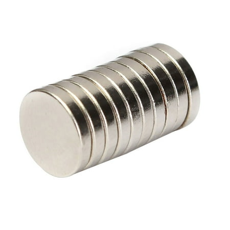

Shengtu 10Pcs 10x2mm N50 Super Strong Round Disc Blocks Rare Earth Neodymium Magnets
