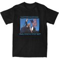 thumbnail image 2 of Camisetas de algodón para hombre con la frase "Arrestan a Trump y siguen luchando para hacer de Estados Unidos una gran nación", camisetas de verano con cuello redondo, tallas 4XL, 5XL y 6XL, 2 of 5