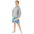 thumbnail image 6 of Sky Moon Oil Paint Pattern Athletic Shorts Breathable with Comfort Fit Drawstring Casual Sweatshorts Medium, 6 of 9