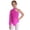 Hot Pink, variant on Kids Girls One Shoulder Long Sleeve Mock Neck Ballet Dance Leotard Skating Gymnastics Unitard Jumpsuit Dancewear Hot Pink 12