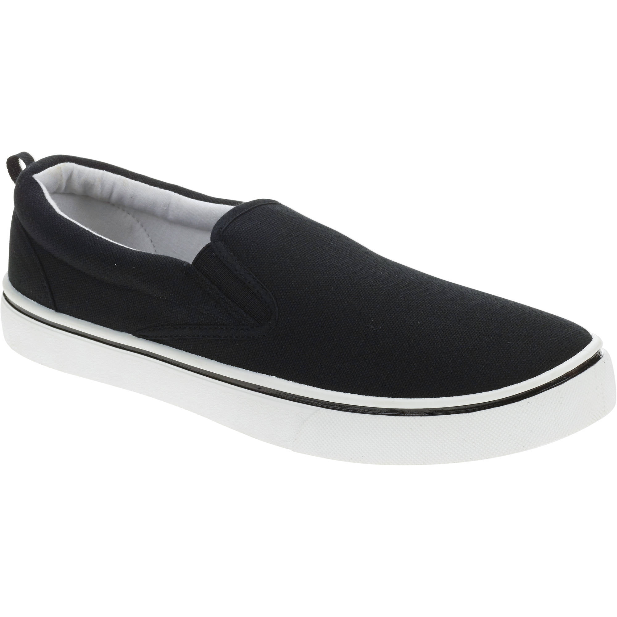 slip on white canvas sneakers