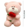 thumbnail image 2 of Steadline Rose Bear Plush Toy Romantic Valentine's Day Gift for Her with Soft Fabric Design Unique Hugging Doll Present for Anniversary Birthday Celebration, 2 of 9