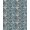 Navy Blue Turquoise Beige, Pattern 16, variant on ODIKA 8'x10' Washable Area Rug Non-Shedding, Easy Care, Reef Starfish Seashell Border Nautical Motifs Marine Striped Coral Playful for King Size Bedroom Under Bed, Master Suite