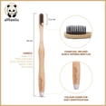 thumbnail image 2 of allBambu Bamboo Charcoal Toothbrush - Soft, White, 2 of 7