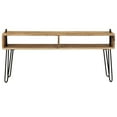thumbnail image 2 of vidaXL TV Stand Solid Mango Wood 110x35x45 cm, 2 of 5