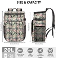 thumbnail image 3 of Travel Cooler Bag - Pioneer Flower Camping Beer Cooler Backpack with Bottle Opener- Waterproof Insulated Picnic Backpacks - Cooler Bag for Beach, 3 of 6