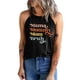 thumbnail image 3 of ABPHQTO Camiseta de tirantes ajustada con estampado de cepillo de mamá mamá mamá negra para mujer, 3 of 5