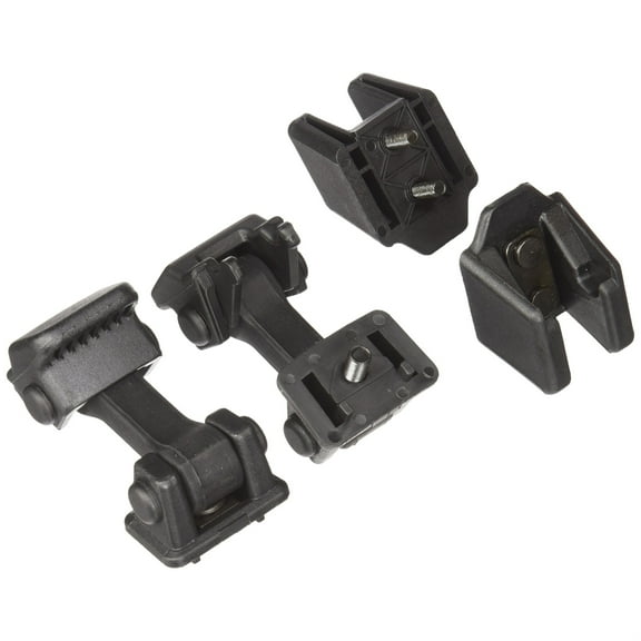 Crown Automotive Hood Catch Kit (Black) - 55176636K2 Fits select: 1997-2005 JEEP WRANGLER / TJ, 2006 JEEP WRANGLER / TJ X