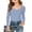 Light Blue, variant on DGMIOCS Girls Long Sleeve Scoop Neck Ribbed Knit Fitted Casual Tops Tee Slim Basic Shirts Size: 7-8 Years Coffee