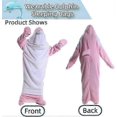 thumbnail image 2 of Dolphin Blanket Hoodie for Adult Comfy Wearable Dolphin Pajamas Cartoon Dolphin Costume Sleeping Bag!ZZ19, 2 of 4