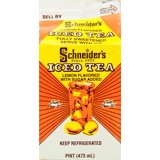 Schneider's Lemon Flavored Iced Tea, 10 Fl. Oz. - Walmart.com