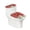 Christmas Snowman Pattern, variant on HELLHERO Turkey and Corn Pattern Cozy - Fits All Toilet Shapes, Elastic Edge Toilet Lid Covers Set for Bathroom Home Comfort, Soft
