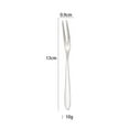 thumbnail image 2 of LIFKOME 1Pcs Stainless Steel Fork for Fruit Eating for Camping Silver, 2 of 8