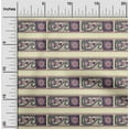 thumbnail image 1 of oneOone Viscose Chiffon Fabric Leaves & Floral Block Printed Fabric 1 Yard 42 Inch Wide, 1 of 4