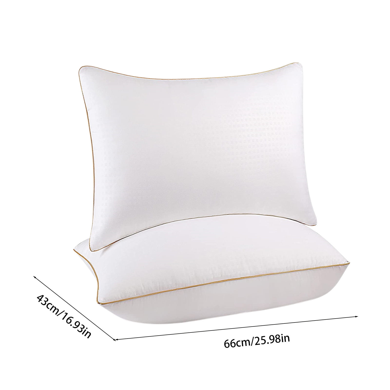 Fareti Bed Pillows Queen Size Set of 2, Hotel Collection for Back, Stomach or Side Sleepers