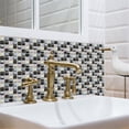 thumbnail image 6 of 10 Sheet Peel and Stick Backsplash for Kitchen Mosaic Peel and Stick Wall Tiles Self Adhesive Stick on Tiles for Bathroom Kitchen Laundry Room Camper Shower 4"x4" 6"x6", 6 of 9