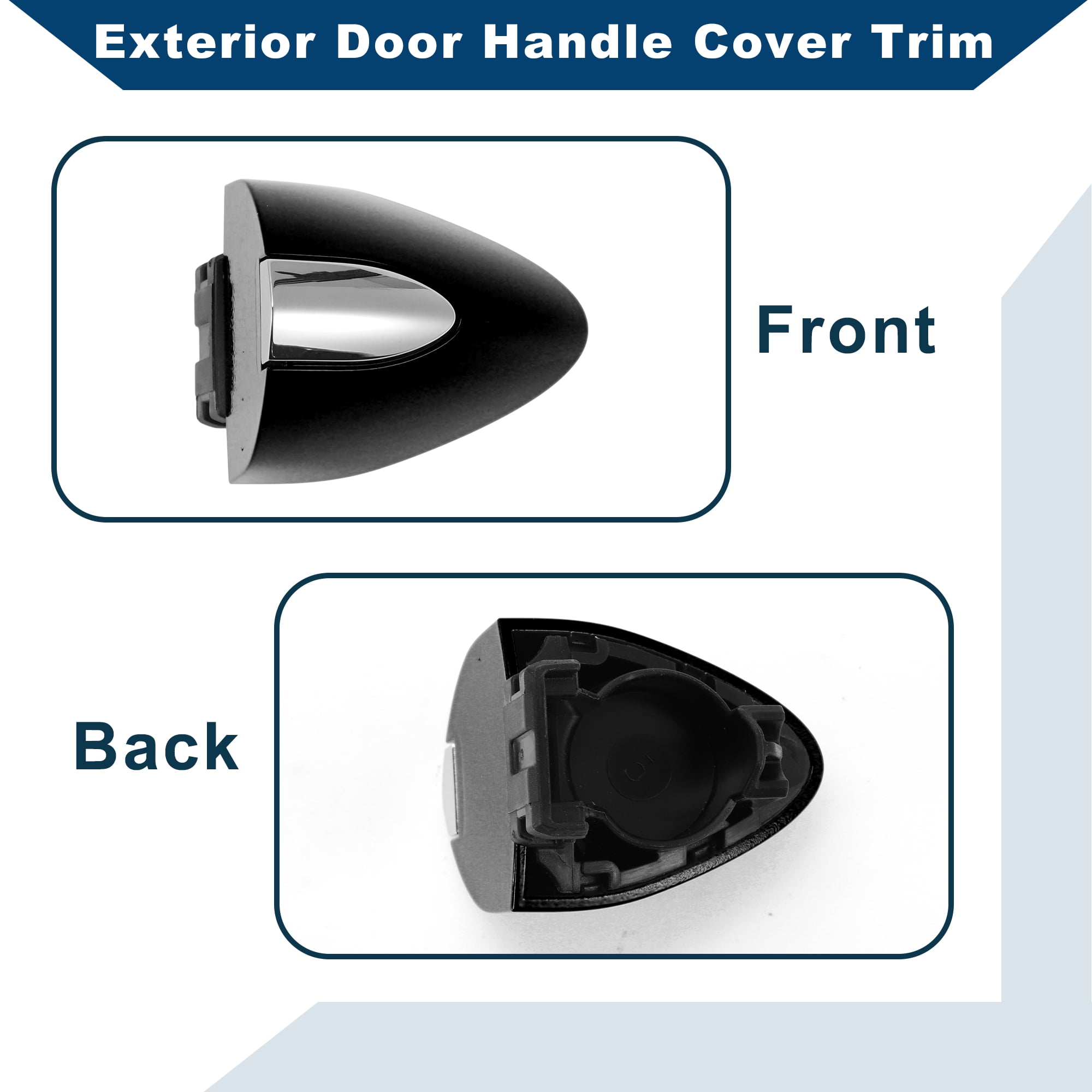 Unique Bargains Front Right Door Handle Cover for Buick LaCrosse 2017-2019