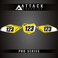 thumbnail image 2 of Attack Graphics Pro Series Number Plate Backgrounds for Suzuki RMZ250 2010, 2 of 4