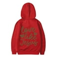 thumbnail image 7 of Vividxx Boys Hoodies Cute Letter Print Long Sleeved Hooded Sweatshirt Casual Loose Pullover For Fall Winter Preppy Clothes 5-6 Years, 7 of 7