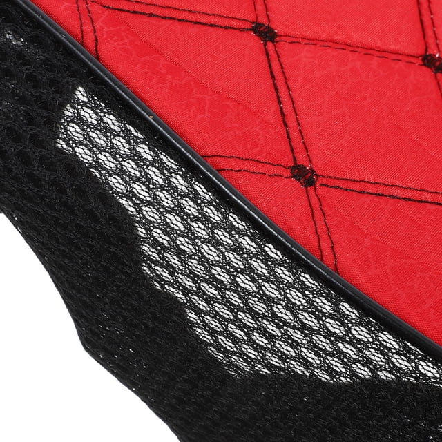 FENGGUIQU Funda Para Asiento De Scooter Y Motocicleta Con Absorción De Impactos Color Rojo