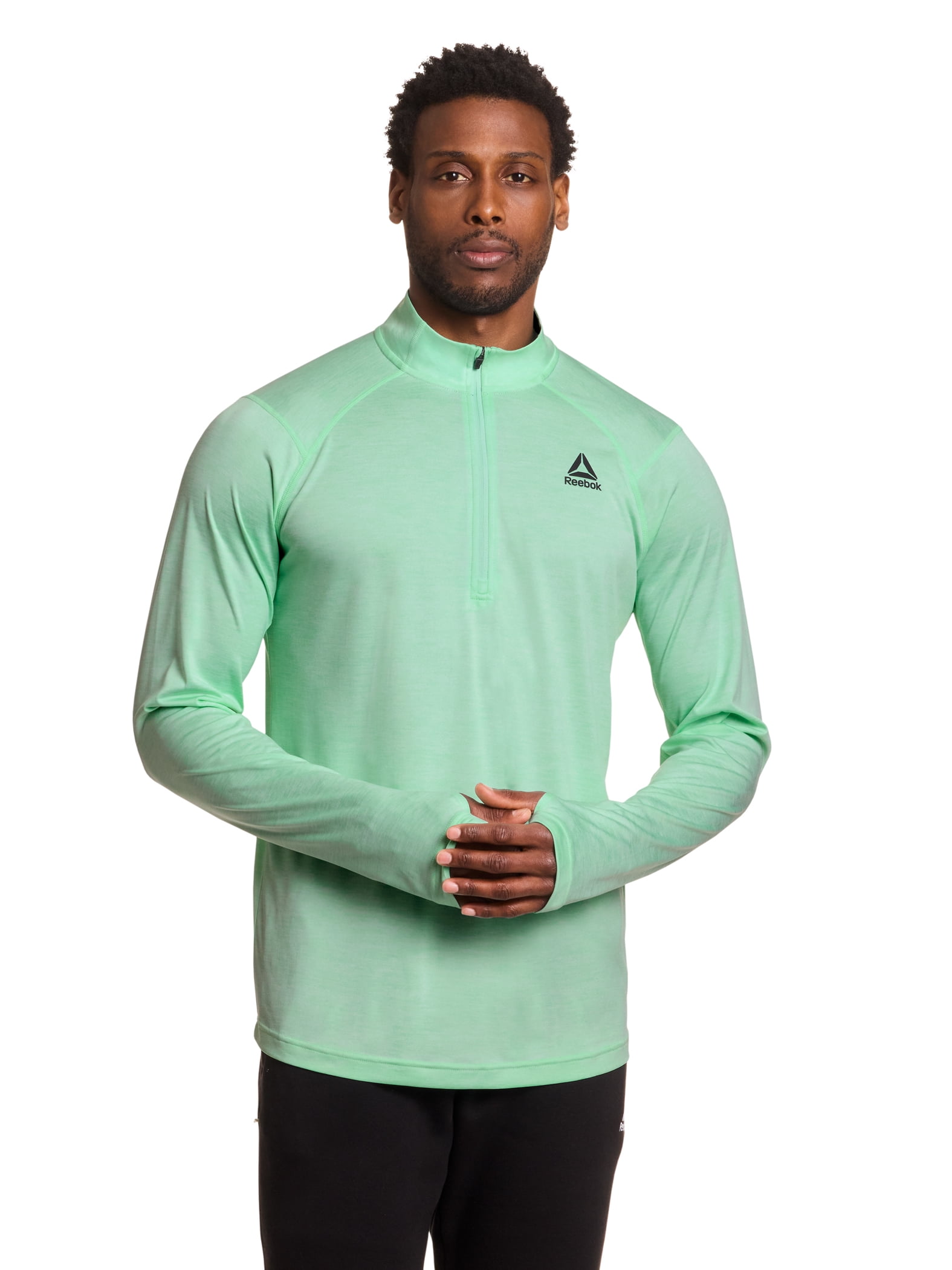 Reebok Men's and Big Men's Trail Quarter-Zip Active Pullover Shirt, Sizes XS-5XL