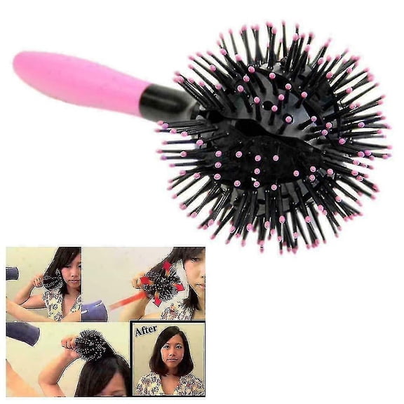 Hair Brush 3d Round Ball Bomb Styling Salon Curling Curler Tools