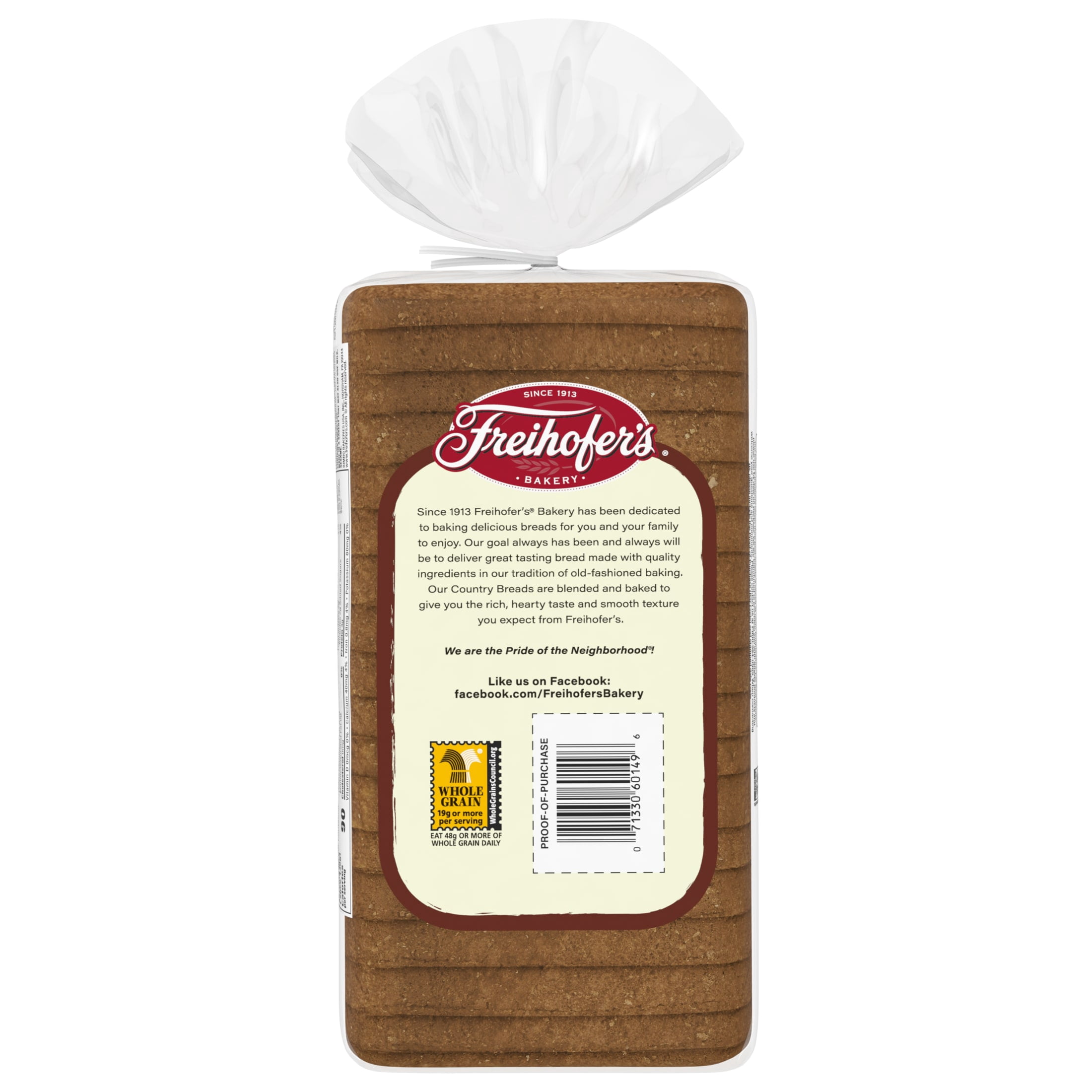 Freihofer's Country Whole Wheat Bread, 24 oz