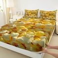 thumbnail image 3 of Feelyou Movie Popcorn Bed Sheets, Yummy Food King Sheets, Teens Boys Girls Kids Sheet Set, Lightweight Room Decor, 4-Piece, 3 of 7