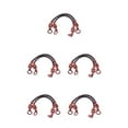 thumbnail image 2 of Decodeary 2pieces Multi Color Handle Shoulder Bag Belt Practical And Elegant Wood Bead red brown 46cm 5Set, 2 of 6