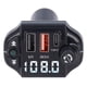 thumbnail image 4 of Transmisor FM Bluetooth, adaptador Bluetooth para coche, llamada rápida con manos libres, cargador de coche, cargador rápido para coche, muy versátil, 4 of 12