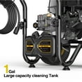 thumbnail image 5 of BLUBERY 3600 PSI Gas Pressure Washer, 2.7 GPM, 212CC, High Power Washer with Hose, Soap Tank & 5 Nozzles, Black, 5 of 9