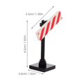 thumbnail image 2 of WEUVEB 4Pcs Realistic Traffic Sign Educational Toys In Small Building Blocks For Kids Role Play Activities, 2 of 8