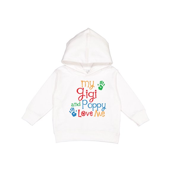 Inktastic My Gigi and Poppy Love Me Toddler Hoodie
